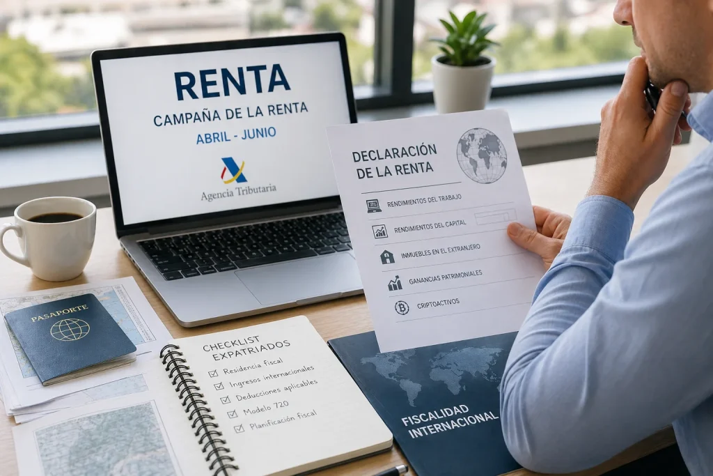 declaración de la renta en España para expatriados